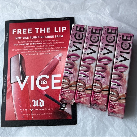 URBAN DECAY VICE in Name Drop plumping shine lip balm NIB - Picture 10 of 14